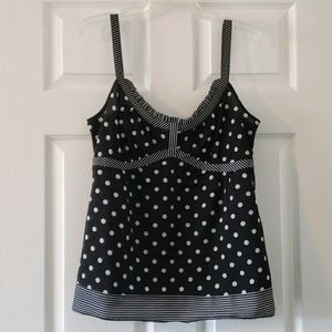 Ann Taylor Loft Polka Dot Top